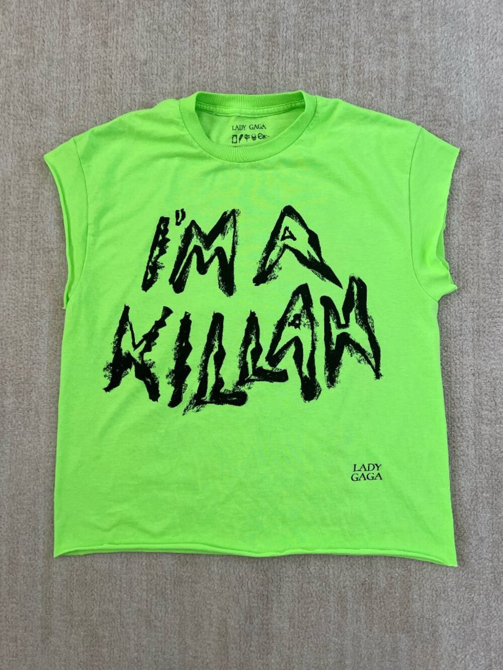 Lady Gaga Mayhem Tour Killah Merch Graphic Tee Shirt Tshirt M